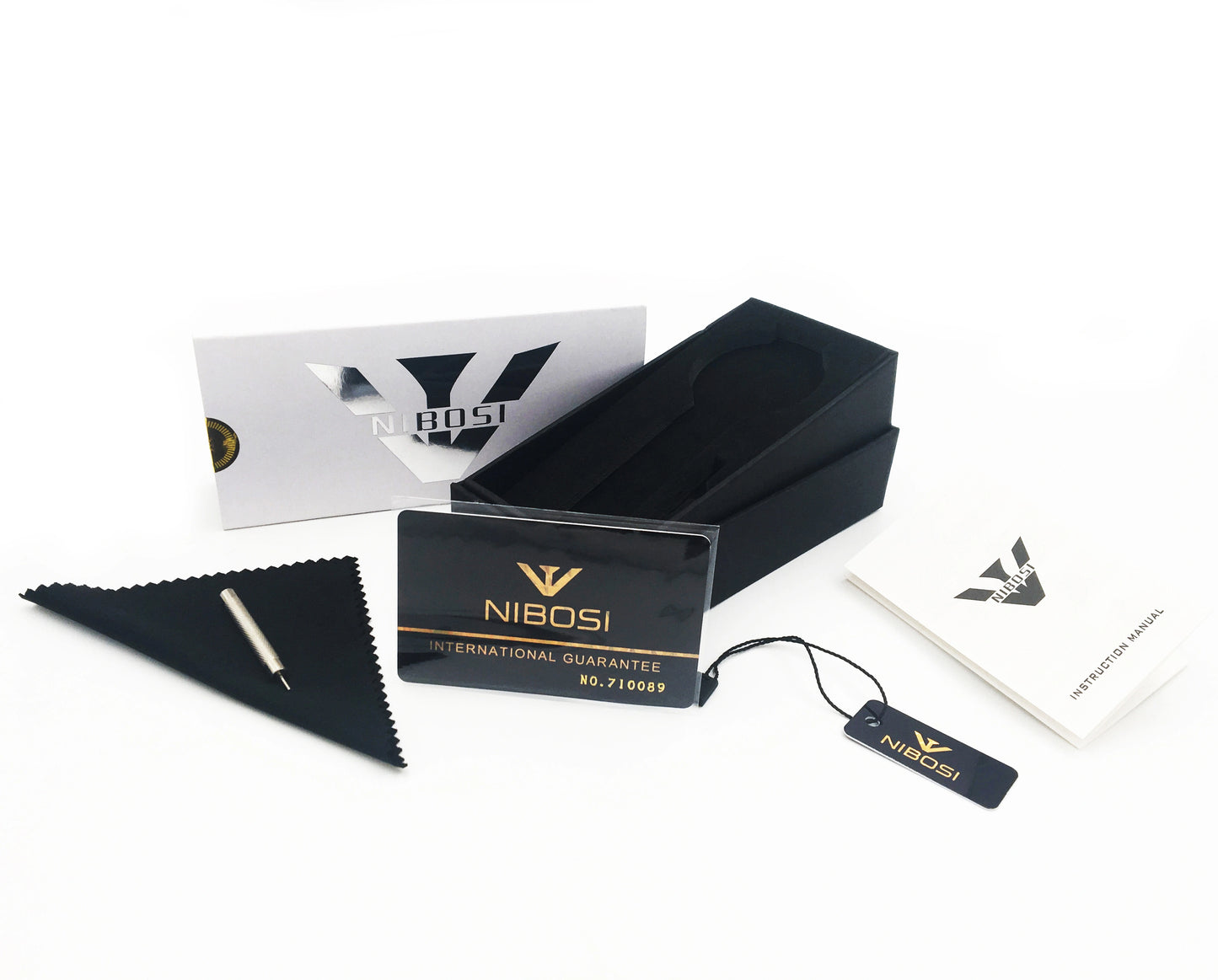 NIBOSI - 1985 Luxury Men’s Stainless Steel Wristwatch – Waterproof, New Classic Design-with Free Box